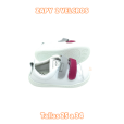 Deportivas Respetuosas Zapy Blanco Fucsia
