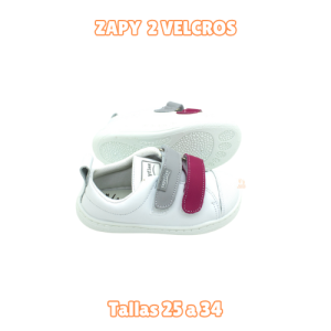 Deportivas Respetuosas Zapy Blanco Fucsia